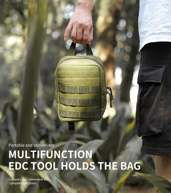 Outdoor Camping Portable Bag Camouflage Tactical Bag EDC Multi-Function Tool Storage Bag