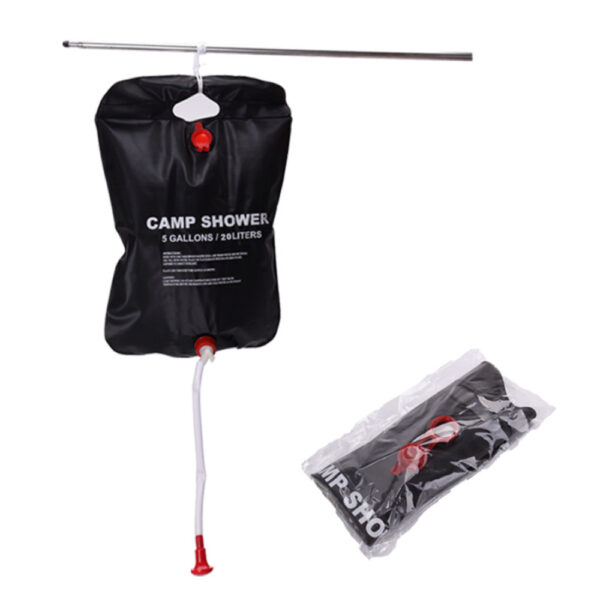 Folding PVC Sports Outdoor Camping Shower Water Bag Travel Bathing Water Bag Outdoor Bathing Bag
