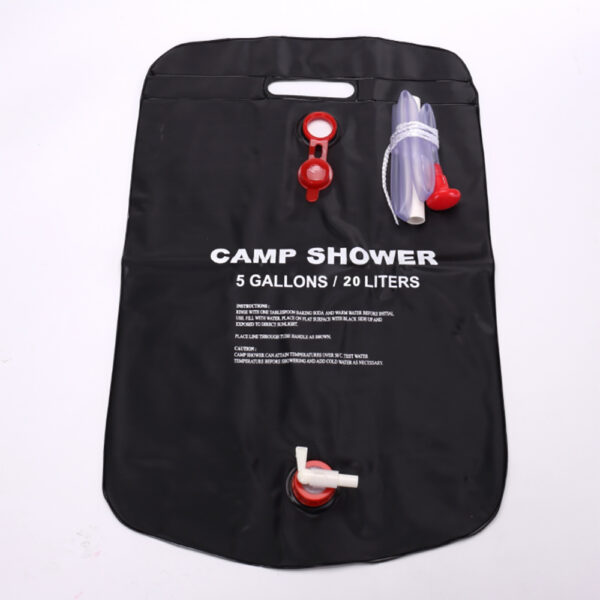 Folding PVC Sports Outdoor Camping Shower Water Bag Travel Bathing Water Bag Outdoor Bathing Bag - Image 2