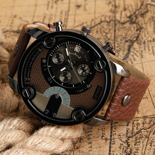 Men Luxury Brand Black Quartz Watch - Image 3