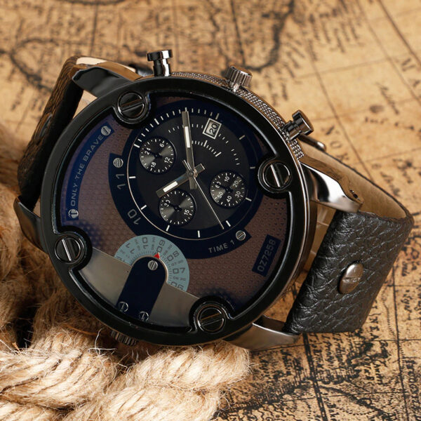 Men Luxury Brand Black Quartz Watch - Image 4
