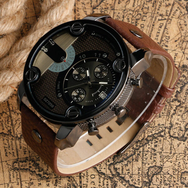 Men Luxury Brand Black Quartz Watch