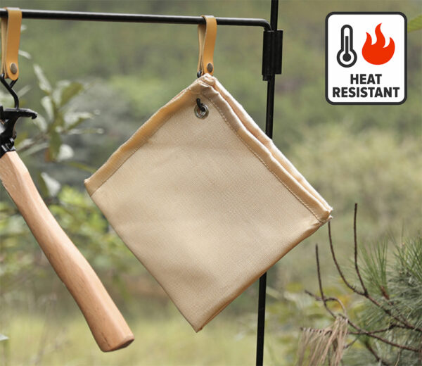 Picnic Pads Outdoor Camping Fireproof Cloth Barbecue Insulation Pad Flame Retardant High Temperature Resistant Fire Blanket