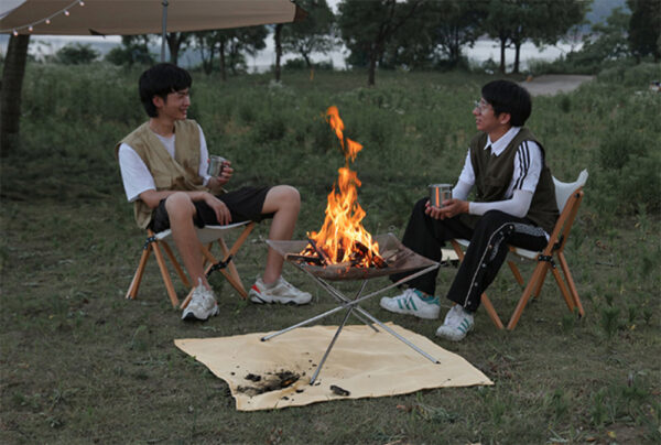 Picnic Pads Outdoor Camping Fireproof Cloth Barbecue Insulation Pad Flame Retardant High Temperature Resistant Fire Blanket - Image 3