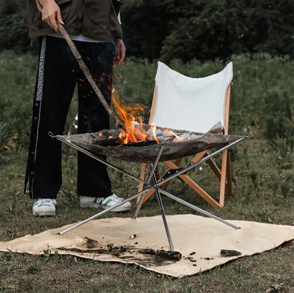 Picnic Pads Outdoor Camping Fireproof Cloth Barbecue Insulation Pad Flame Retardant High Temperature Resistant Fire Blanket - Image 4