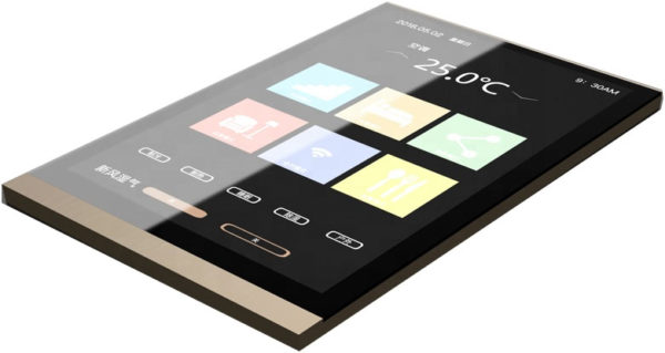 2019 KNX wall switch touch screen glass smart switch