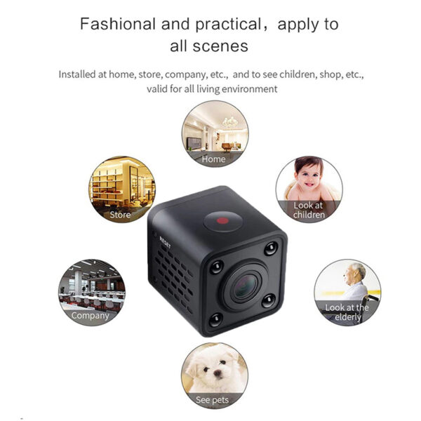 Mini Wifi HD 1080P Sensor Night Vision Motion DVR Micro Camera - Image 2