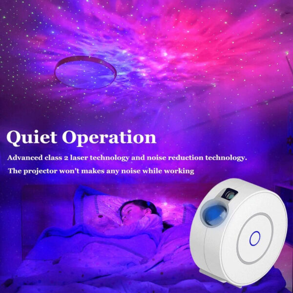 Smart Star Projector Colorful Starry Sky Projector WiFi Wireless Remote Control Laser Night Light Led APP Holiday Wedding Lights - Image 3