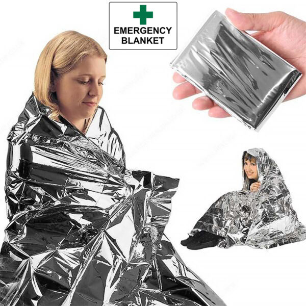 Emergency Thermal Blanket Outdoor Waterproof Survival Rescue Blanket Foil Thermal Space First Aid Rescue