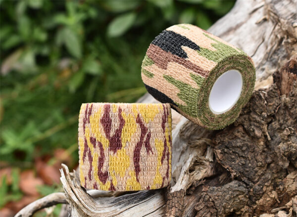 No Glue Stains Self-adhesive Retractable Non-woven Outdoor Camouflage Tape - Image 2