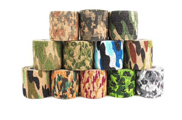 No Glue Stains Self-adhesive Retractable Non-woven Outdoor Camouflage Tape - Image 4