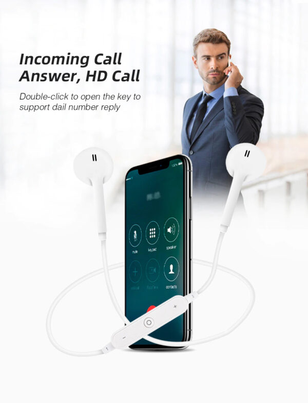 Bluetooth Earphone In-Ear Wireless Headphones Sports Stereo High Quality Earphones - Image 2
