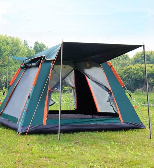 3-4 Person Camping Tent Gazebo Tourist Waterproof Tent Car Driving Tent
