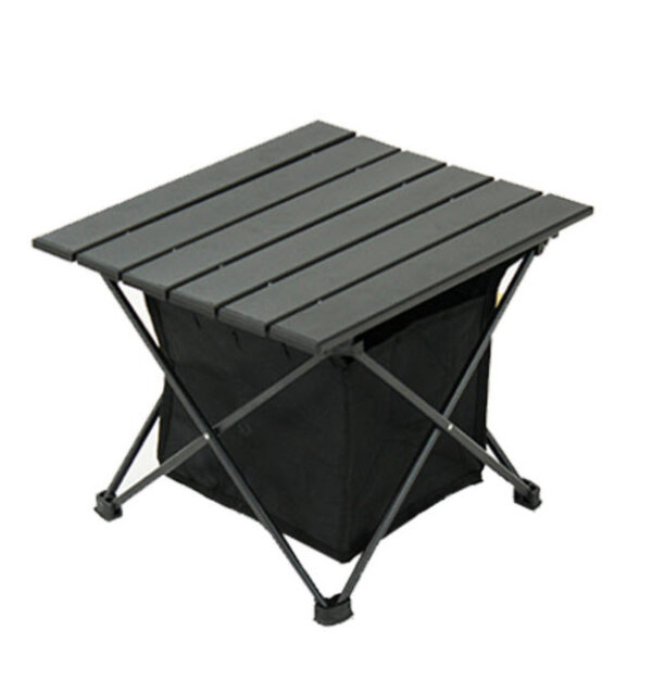Outdoor aluminum alloy camping picnic portable small table car drive tour folding table booth table - Image 2