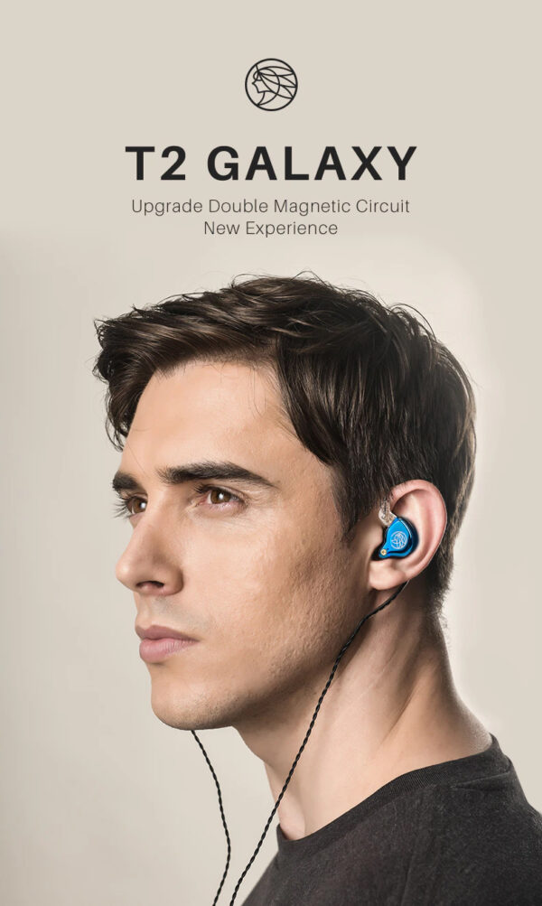 TFZ T2 Galaxy Graphene Dynamic Driver HiFi In-ear Earphone - Image 4