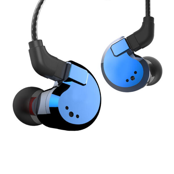 TRN V80 2BA+2DD Hybrid Metal In Ear Earphone IEM HIFI DJ Monitor Running Sport Earphone Earplug Headset