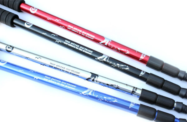 Cleye Aluminum Alloy Three-section Shock Absorber T-handle Straight Handle Trekking Pole outdoor products - Image 3