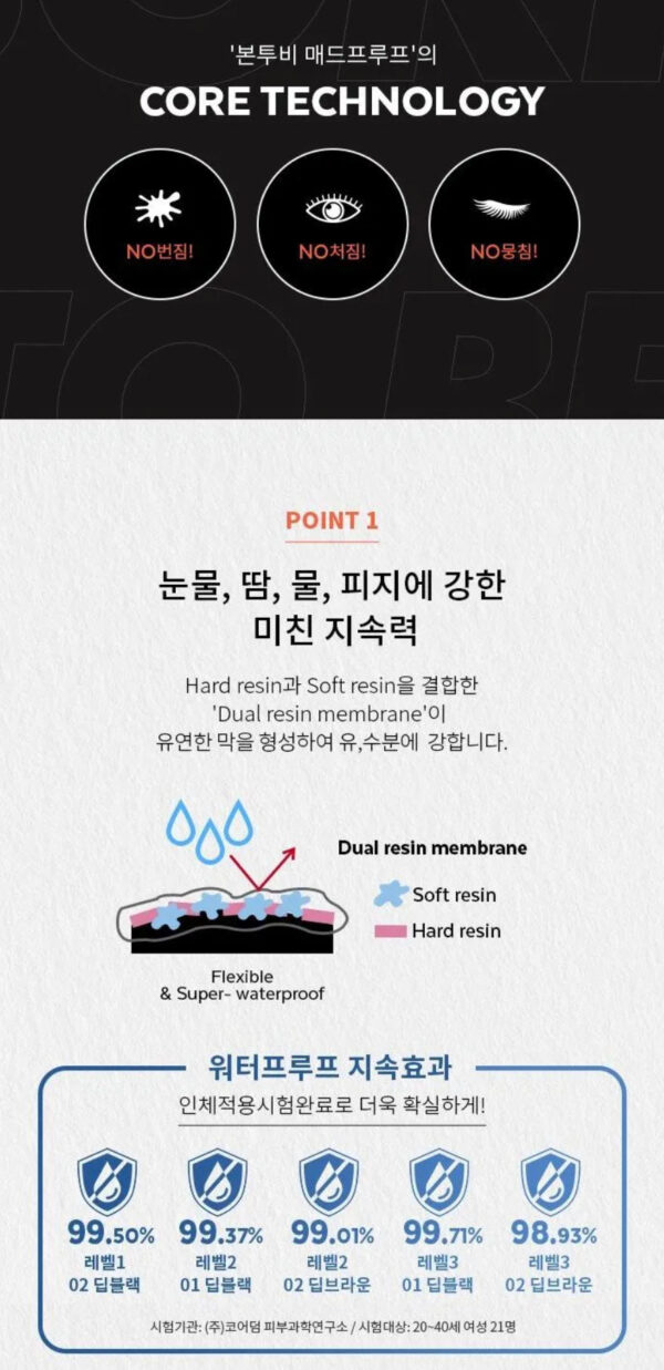 A'PIEU BORN_TO_BE_MADPROOF_FIXING_MASCARA_LV.1_[NO.01] 마이래쉬벗베러) 01 크리스탈 - Image 2