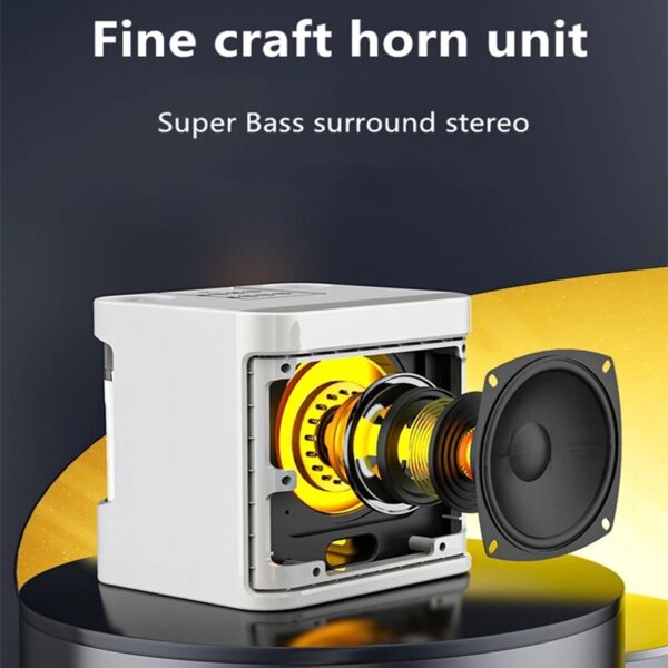 Portable Professional Karaoke Dual Microphone Bluetooth Speaker - Image 3