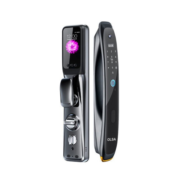 Mobile Phone Remote Smart Door Lock With Camera Fingerprint Magnetic Card Password Key Fully Automatic - Image 2