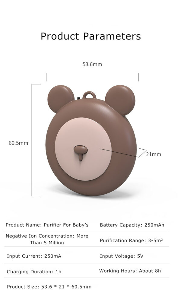 Necklace Portable Mini Car Air Purifier - Image 3