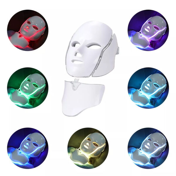 Lift Pigment Removal Skin Rejuvenation Wrinkle Remover Facial Neck 7 Color Led Light Mask Face - Image 5